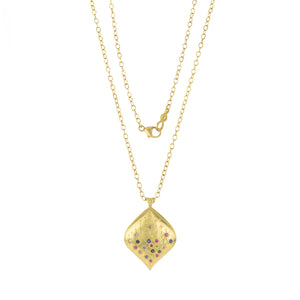 Adel Chefridi Multicolored Sapphire Andromeda Pendant Necklace | Quadrum Gallery