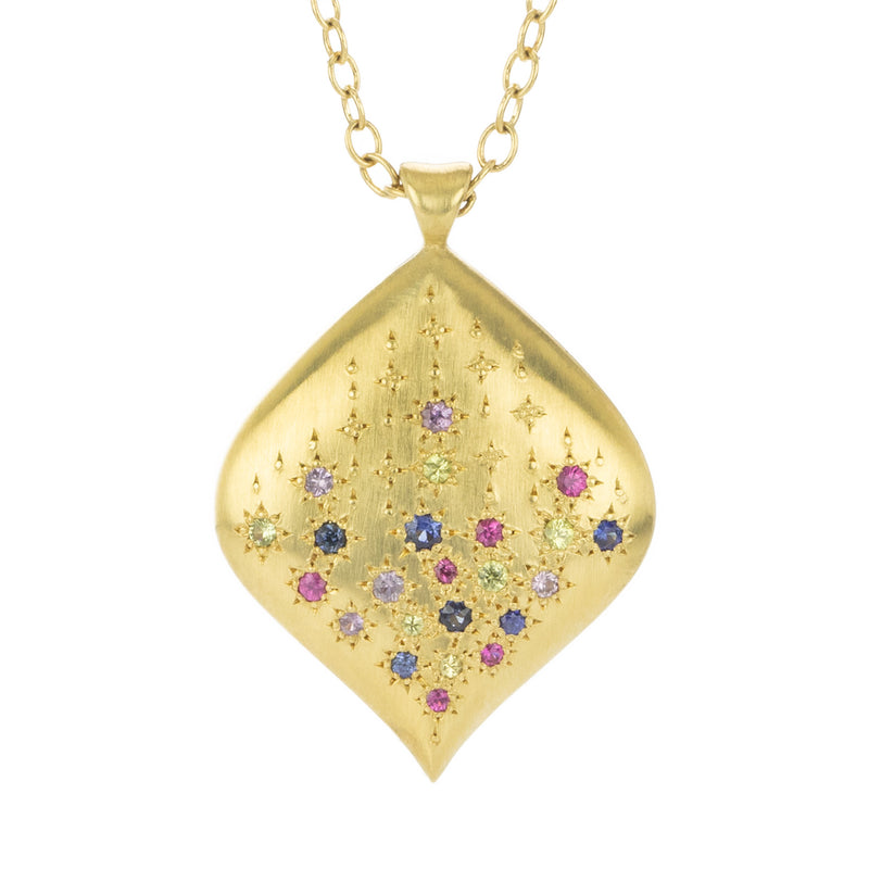 Adel Chefridi Multicolored Sapphire Andromeda Pendant Necklace | Quadrum Gallery