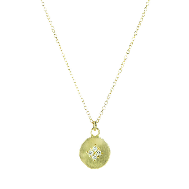 Adel Chefridi Four Star Wave Charm Pendant Necklace | Quadrum Gallery
