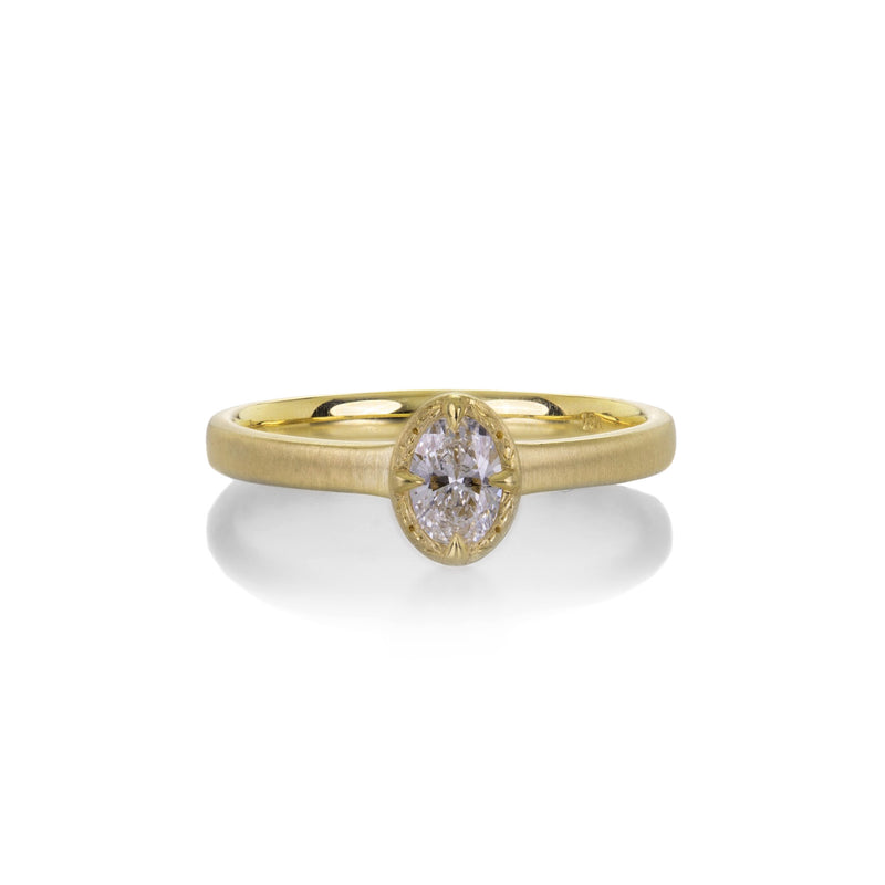 Adel Chefridi Oval Diamond Stacking Ring | Quadrum Gallery