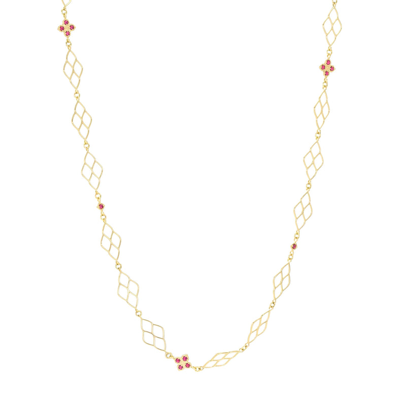Adel Chefridi Floral Window Eternity Necklace | Quadrum Gallery