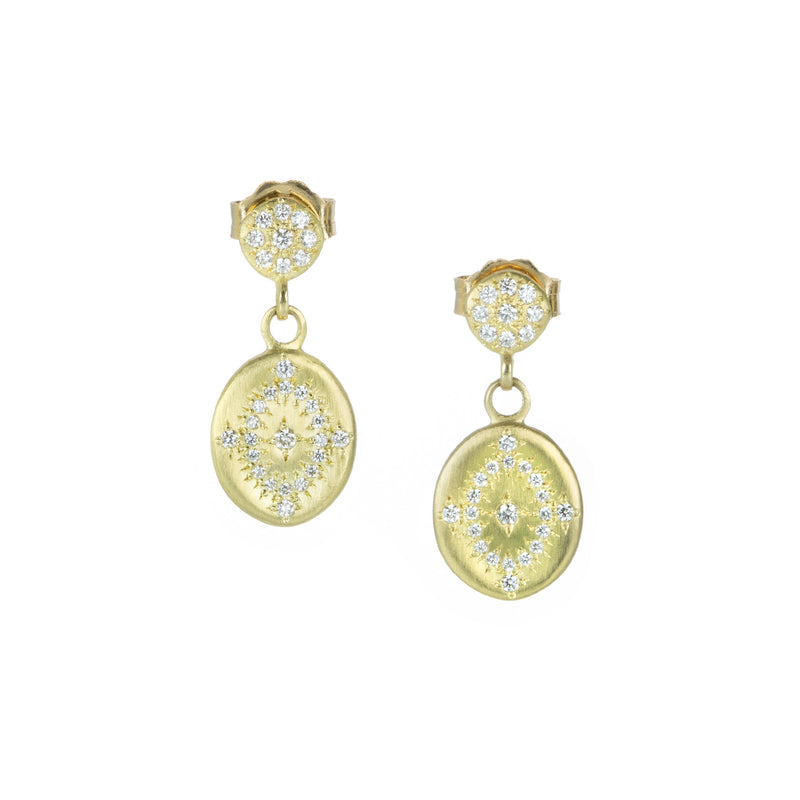 Adel Chefridi 18k Yellow Gold and Diamond Daydream Earrings | Quadrum Gallery