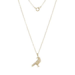 Acanthus Corvus Crow Constellation Pendant Necklace | Quadrum Gallery
