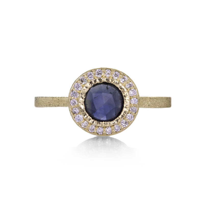 Acanthus Blue Sapphire and Diamond Nimbus Ring | Quadrum Gallery