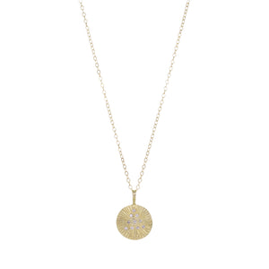 Acanthus Nebula Balance Coin Pendant (Pendant Only) | Quadrum Gallery