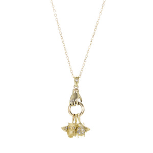 Acanthus Owl Pendant (Pendant Only) | Quadrum Gallery