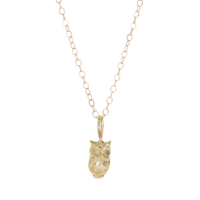 Acanthus Owl Pendant (Pendant Only) | Quadrum Gallery