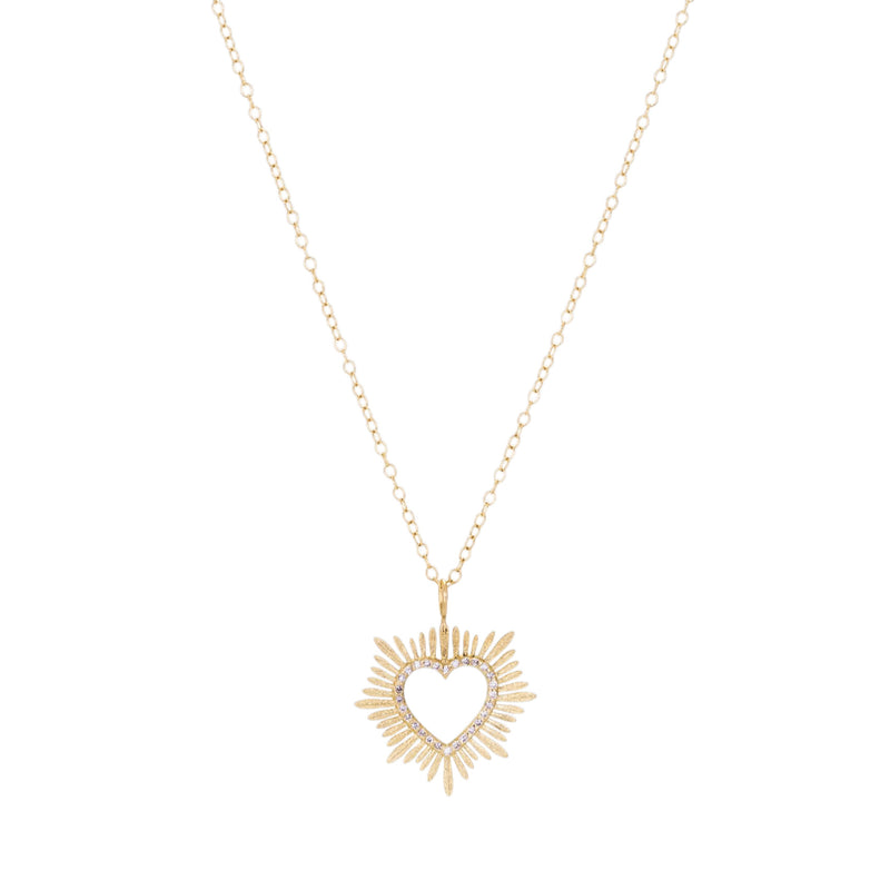 Acanthus 14k Love Shines Pendant Necklace | Quadrum Gallery