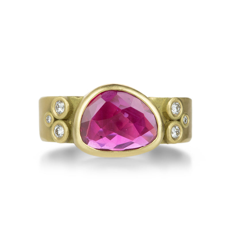 Ananda Khalsa 18k Rose Cut Ruby Ring | Quadrum Gallery