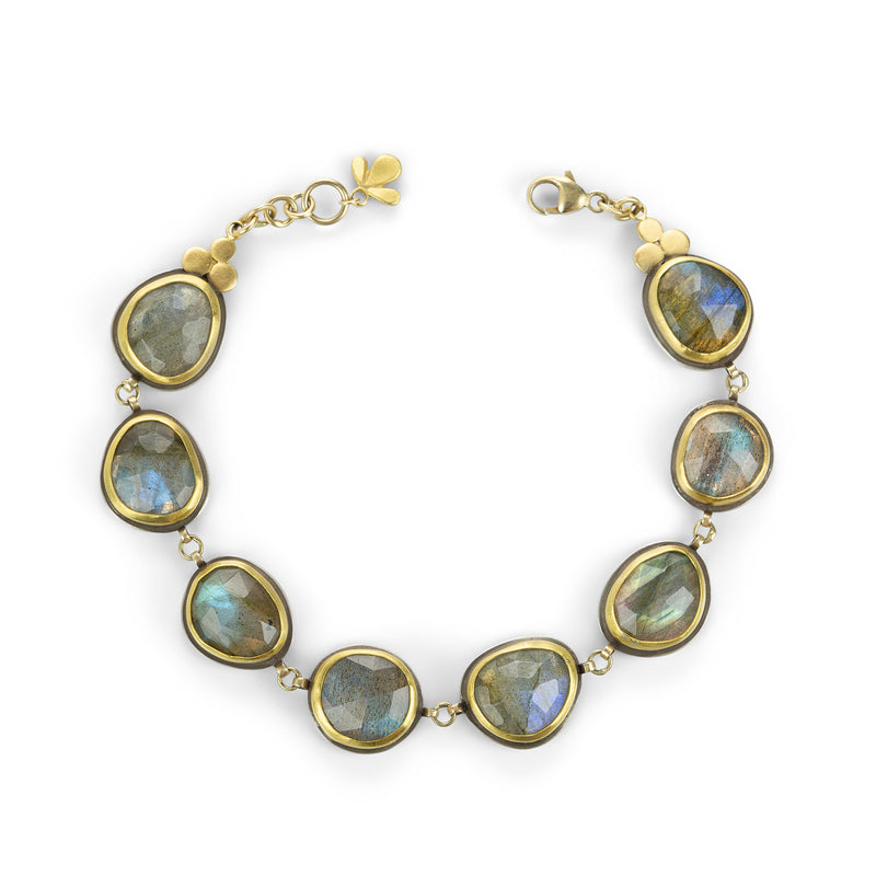 Ananda Khalsa Rose Cut Labradorite Bracelet | Quadrum Gallery