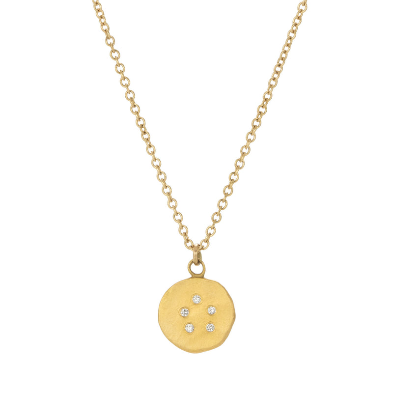 Ananda Khalsa Diamond Charm Pendant Necklace | Quadrum Gallery