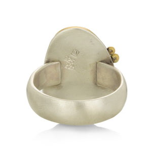 Ananda Khalsa Rose Cut Turquoise Ring | Quadrum Gallery