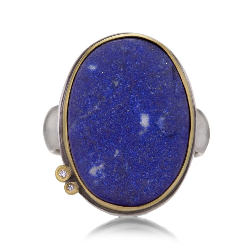 Ananda Khalsa Natural Surface Lapis Ring | Quadrum Gallery