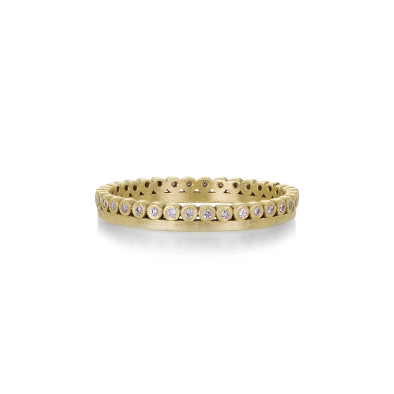Ananda Khalsa Side Diamond Dot Band Ring | Quadrum Gallery