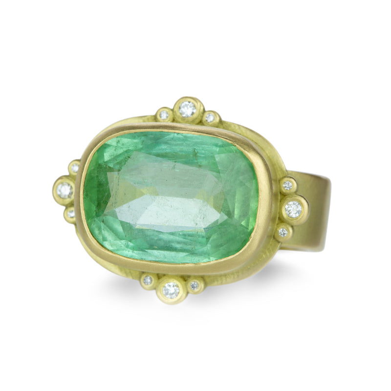 Ananda Khalsa Large Pale Emerald Ring | Quadrum Gallery