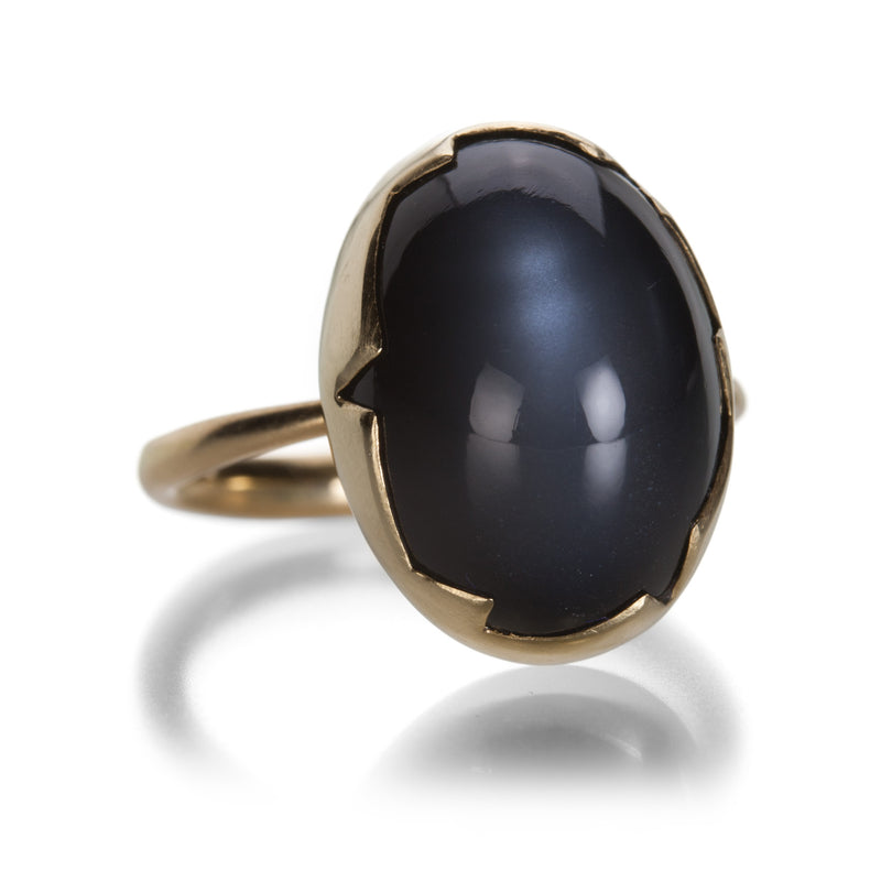 Annette Ferdinandsen Gray Moonstone Cracked Egg Ring | Quadrum Gallery