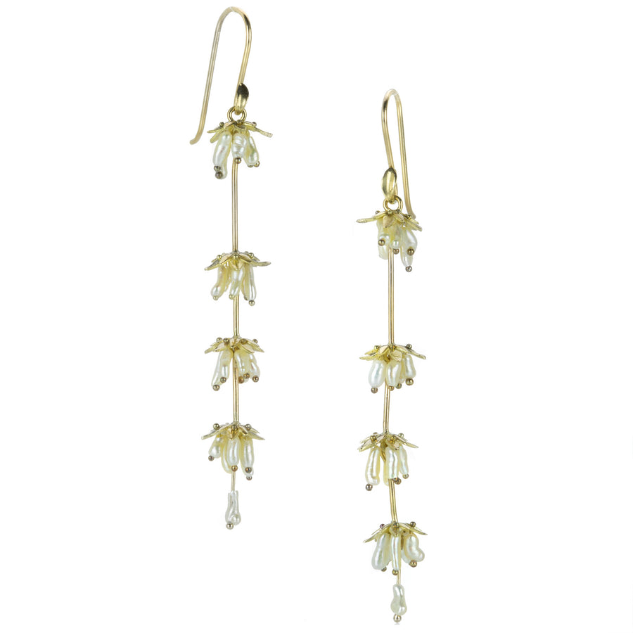 Annette Ferdinandsen Lavender Keshi Pearl Earrings | Quadrum Gallery