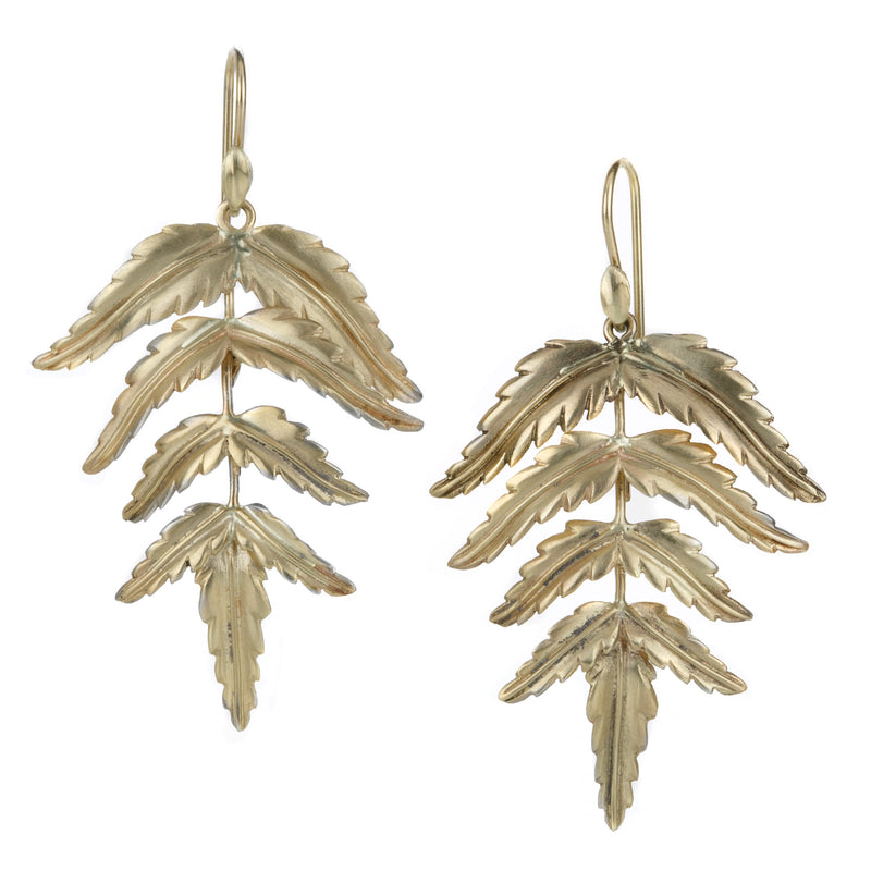 Annette Ferdinandsen Small Fern Earrings | Quadrum Gallery