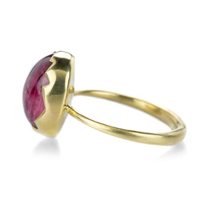 Annette Ferdinandsen Rubellite Tourmaline Egg Ring | Quadrum Gallery