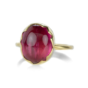 Annette Ferdinandsen Rubellite Tourmaline Egg Ring | Quadrum Gallery