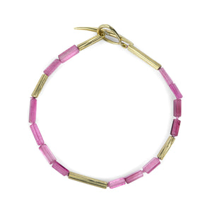 Annette Ferdinandsen Pink Tourmaline Reed Bracelet | Quadrum Gallery