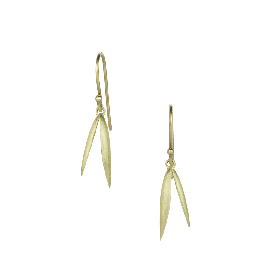 Annette Ferdinandsen Small 14k Oat Drop Earrings | Quadrum Gallery