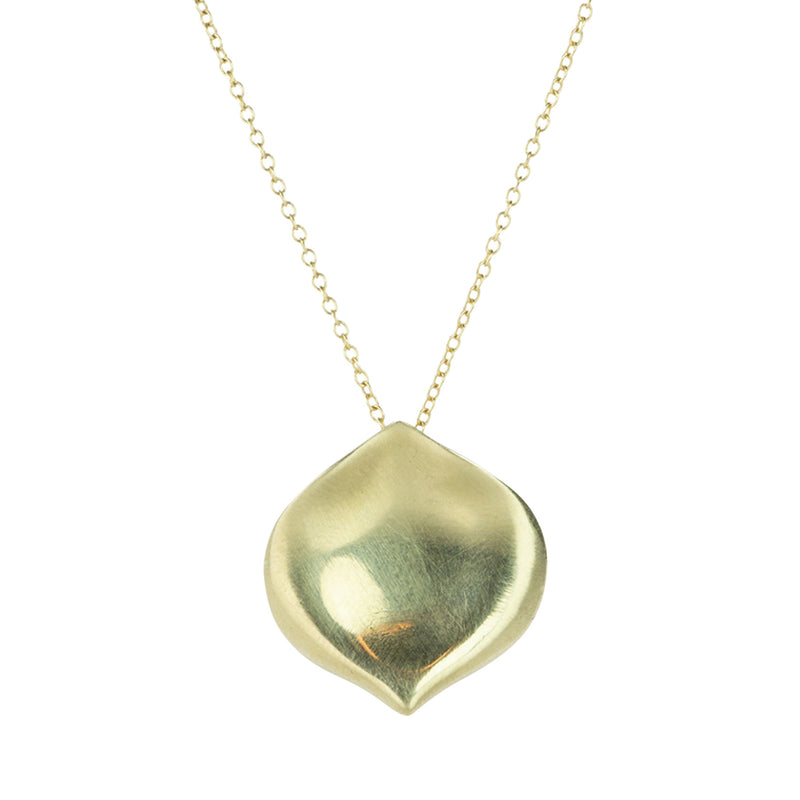 Annette Ferdinandsen Medium 14k Gold Rose Petal Pendant Necklace | Quadrum Gallery