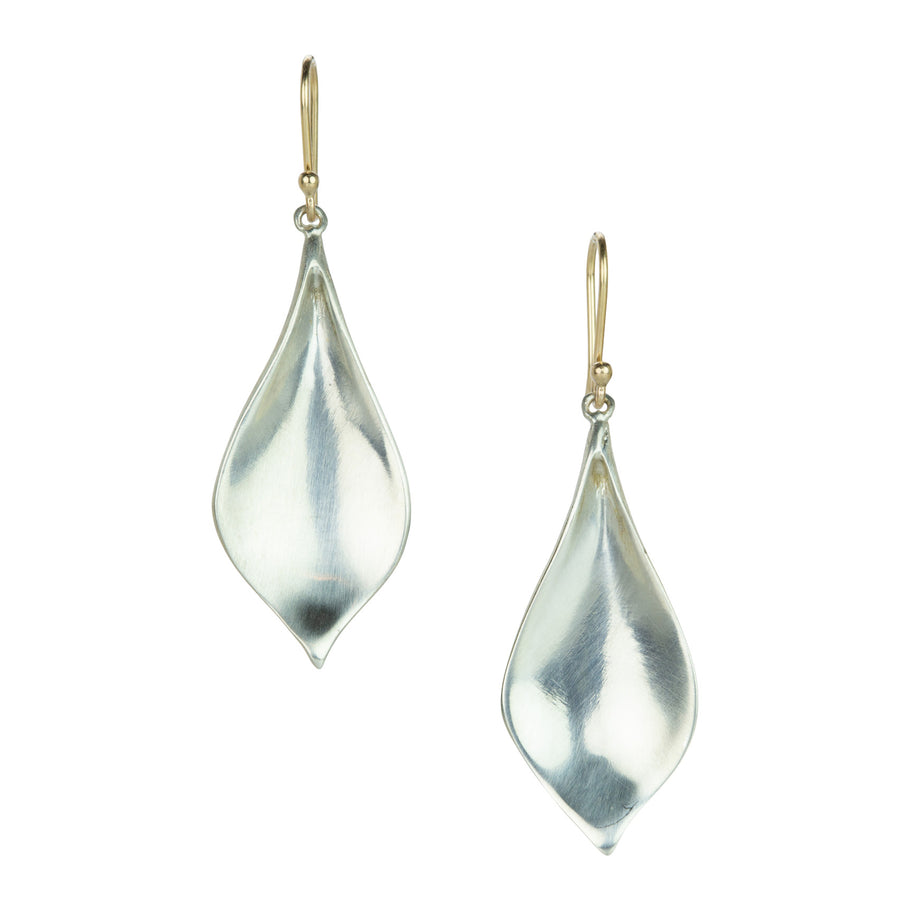 Annette Ferdinandsen Small Sterling Silver Crocus Petal Drop Earrings | Quadrum Gallery