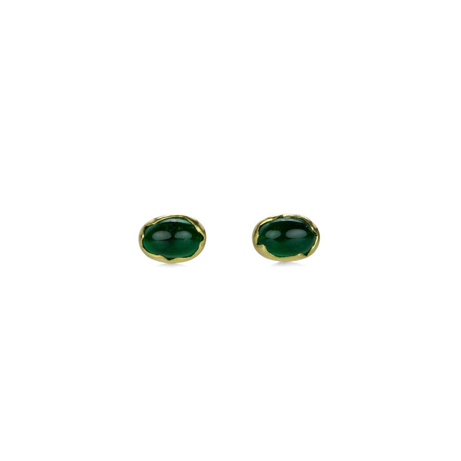 Annette Ferdinandsen Emerald Cracked Egg Studs | Quadrum Gallery