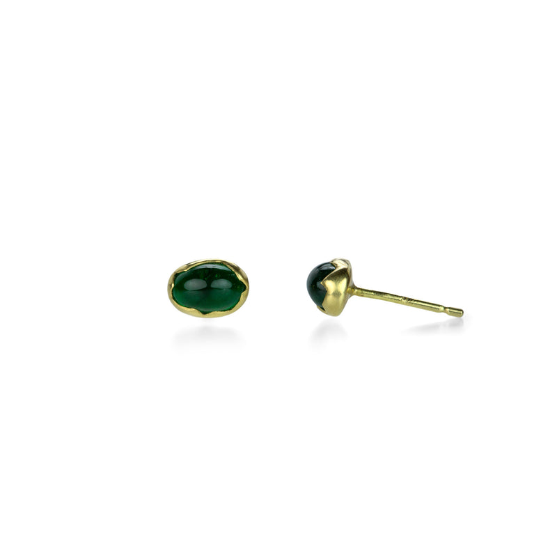 Annette Ferdinandsen Emerald Cracked Egg Studs | Quadrum Gallery
