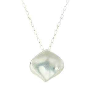 Annette Ferdinandsen Sterling Silver Small Rose Petal Necklace | Quadrum Gallery