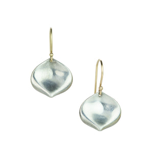 Annette Ferdinandsen Small Sterling Silver Rose Petal Drop Earrings | Quadrum Gallery