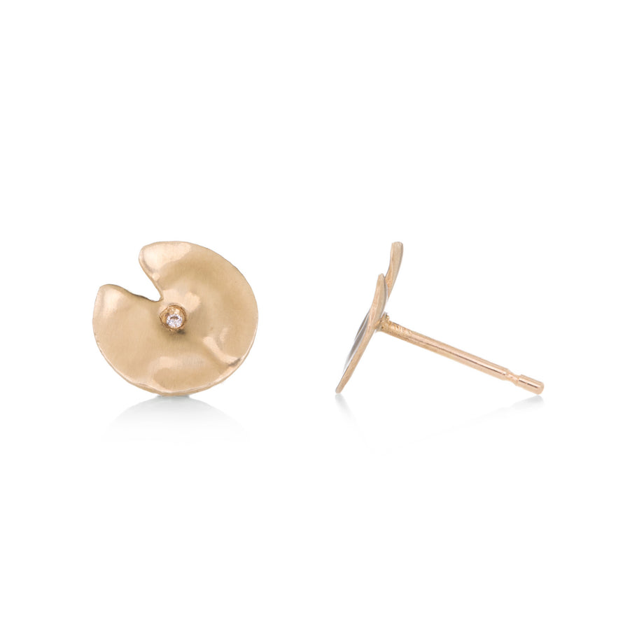 Annette Ferdinandsen 14k Lily Pad Studs | Quadrum Gallery