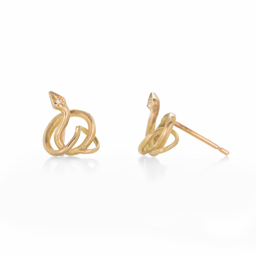 Annette Ferdinandsen Small Serpent Studs | Quadrum Gallery