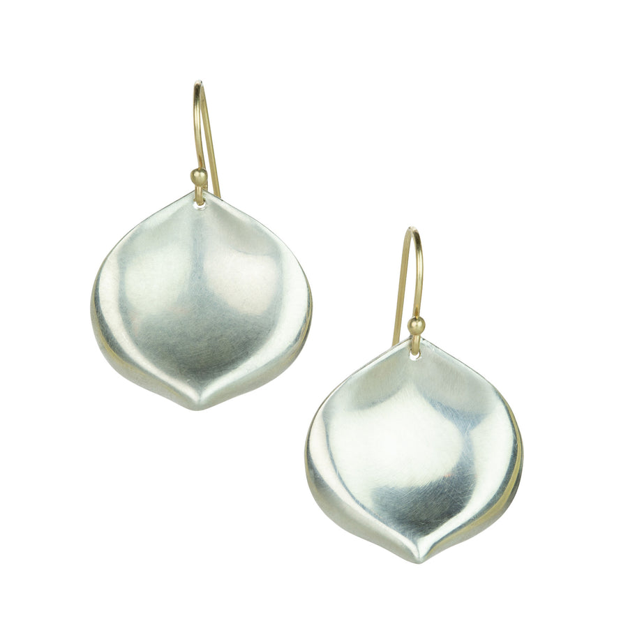 Annette Ferdinandsen Medium Silver Rose Petal Earrings | Quadrum Gallery