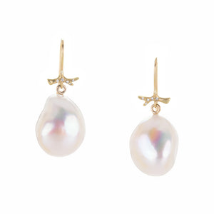 Annette Ferdinandsen Baroque Pearl Drop Earrings | Quadrum Gallery