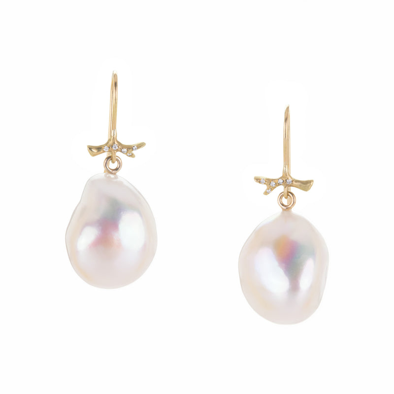 Annette Ferdinandsen Baroque Pearl Drop Earrings | Quadrum Gallery