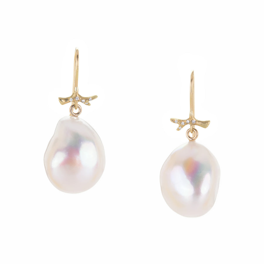 Annette Ferdinandsen Baroque Pearl Drop Earrings | Quadrum Gallery