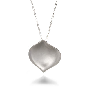 Annette Ferdinandsen Medium Silver Rose Petal Pendant Necklace | Quadrum Gallery