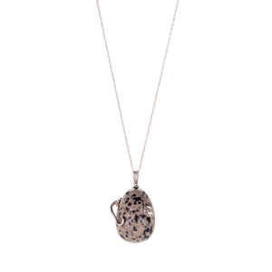 Annette Ferdinandsen Leopard Jasper Serpent Hatchling Pendant Necklace | Quadrum Gallery