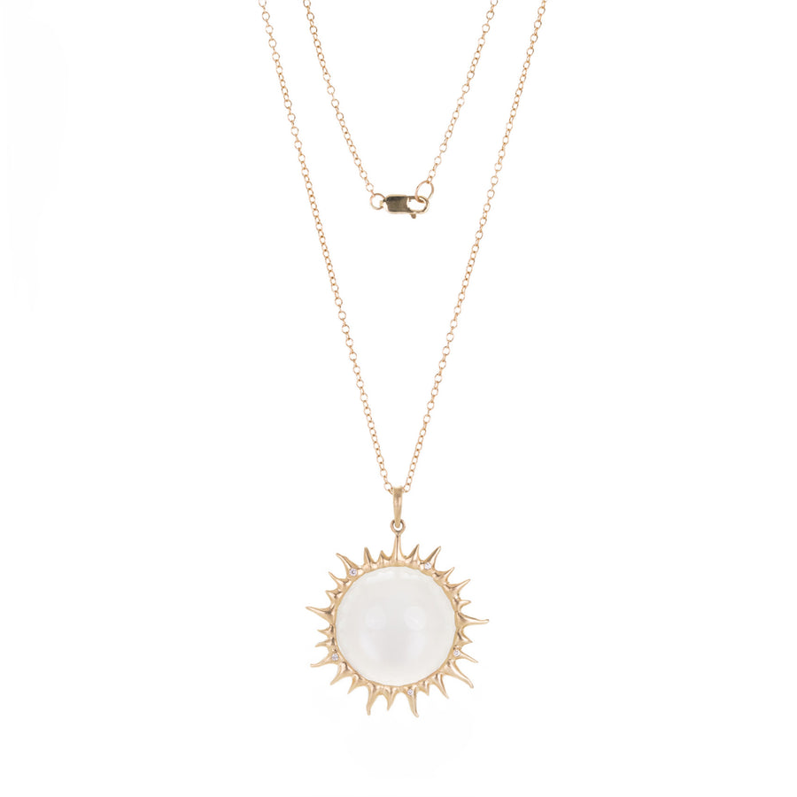 Annette Ferdinandsen Moonstone Eclipse Pendant Necklace | Quadrum Gallery