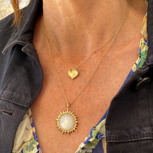 Annette Ferdinandsen Moonstone Eclipse Pendant Necklace | Quadrum Gallery