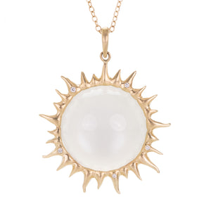 Annette Ferdinandsen Moonstone Eclipse Pendant Necklace | Quadrum Gallery