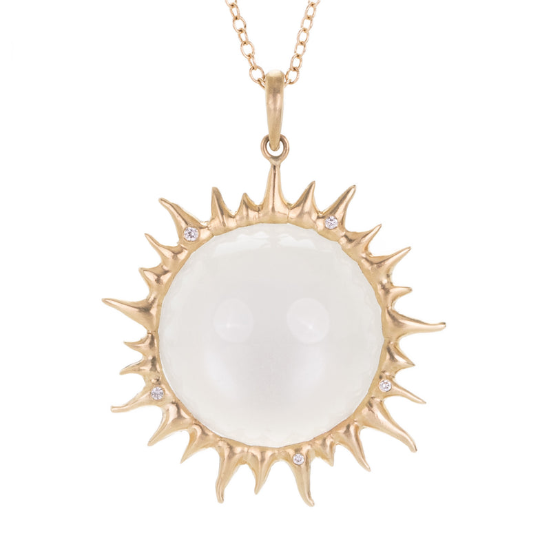 Annette Ferdinandsen Moonstone Eclipse Pendant Necklace | Quadrum Gallery