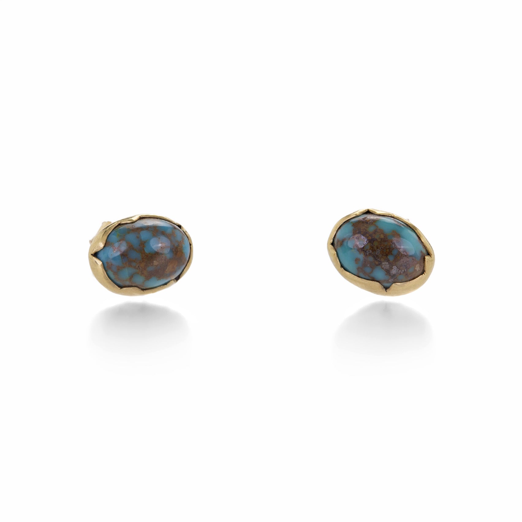 Annette Ferdinandsen Spiderweb Turquoise Studs | Quadrum Gallery