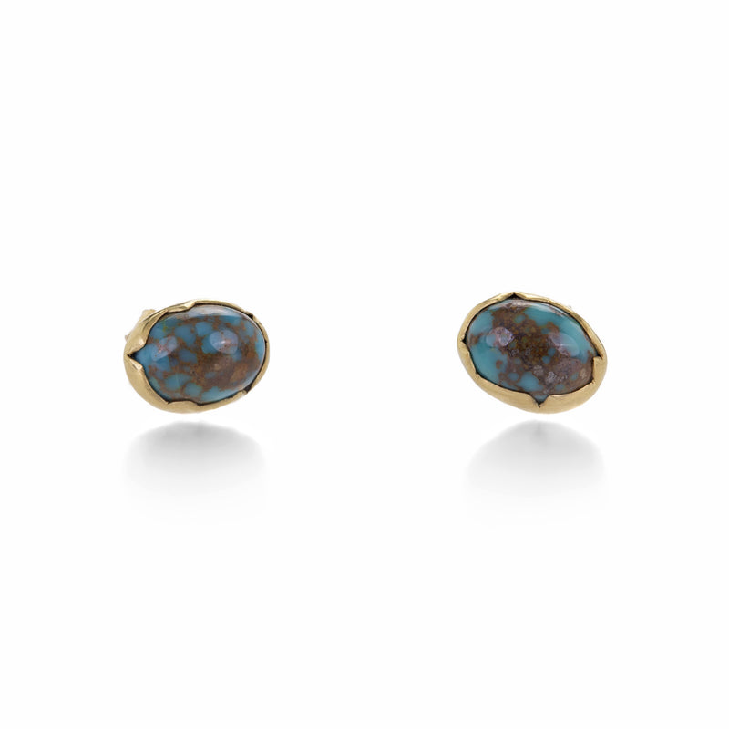 Annette Ferdinandsen Spiderweb Turquoise Studs | Quadrum Gallery