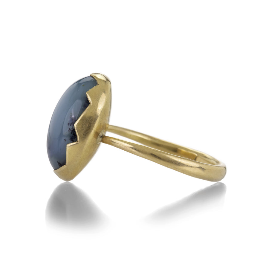 Annette Ferdinandsen 18k Blue Dendritic American Opal Ring | Quadrum Gallery