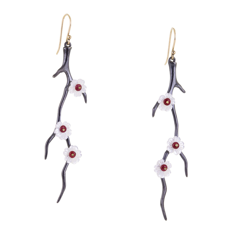 Annette Ferdinandsen Oxidized Silver Blossom Branches | Quadrum Gallery