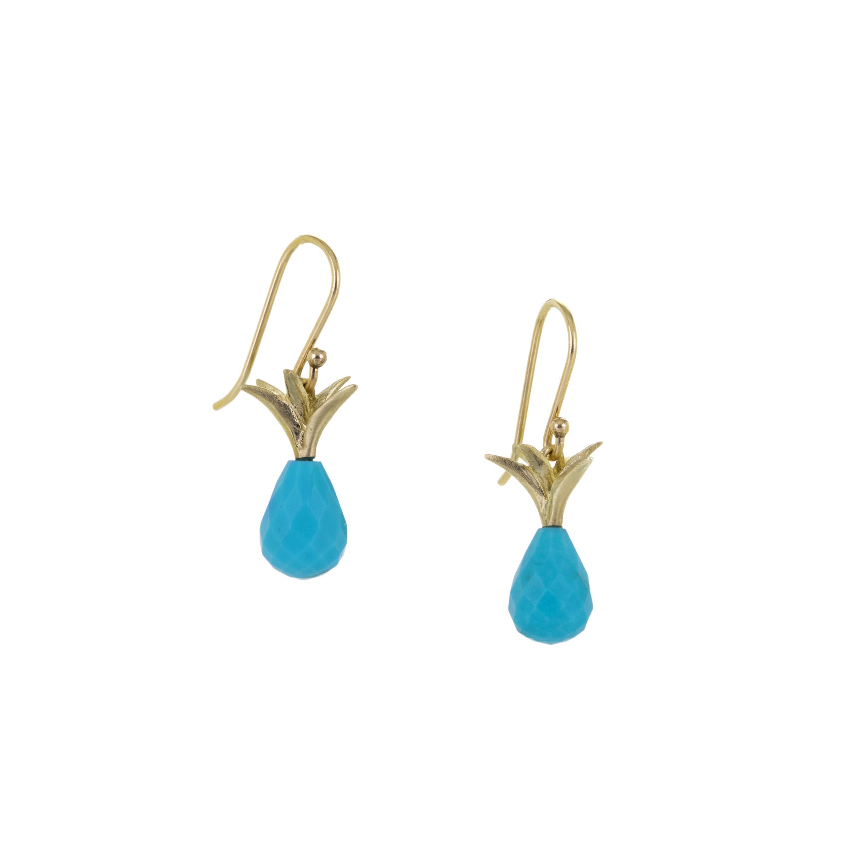 Annette Ferdinandsen Small Turquoise Pineapple Earrings | Quadrum Gallery