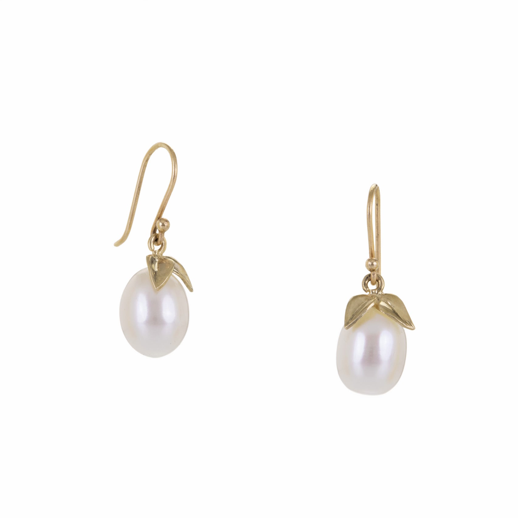 Annette Ferdinandsen 14k White Pearl Pear Drop Earrings | Quadrum Gallery